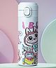 BAYBEE Stainless Steel Kids Sipper Water Bottle 420ml | Spill-Proof, BPA Free Insulated Sipper for Hot & Cold Drinks | One Hand Flip Lid, Non-Skid Base, Drinking Water Bottle for Boys Girls (Blue)
