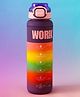 Motivational Water Bottle with Straw - Purple| BPA Free, Freezer Safe & Leak-Resistant| Reusable Hydration Bottle for Gym, School & Outdoor Use