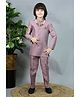 Ahhaaaa Viscose Woven Full Sleeves Abstract Embroidered Jodhpuri Suit & Pant Set - Pink
