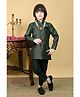 Ahhaaaa Viscose Woven Full Sleeves Sequin Embellished Jodhpuri  Suit & Pant Set  - Green