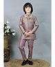 Ahhaaaa Viscose Woven Full Sleeves Sequin Embellished Jodhpuri  Suit & Pant Set  - Pink