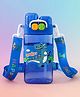Dino Kids Straw Water Bottle 550 ml - Blue| Dual Drinking Option (Straw & Spout)| Leak-Resistant| BPA Free & Freezer Safe| Sipper Bottle for School & Travel for Boys & Girls
