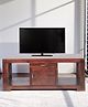 Ikiriya Allen Sheesham Wood Contemporary TV Entertainment Unit / Wooden Cabinet / Display Unit for TV upto 55 inch