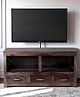 Ikiriya Allen Sheesham Wood Contemporary TV Entertainment Unit / Wooden Cabinet / Display Unit for TV upto 60 inch in Dark Mahagony Finish