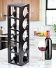 Ikiriya Wembley Sheesham Wood Accent Wine Rack in Extra Dark Mahagony Finish for upto 5 bottles