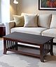 Ikiriya Blairs Sheesham Wood Accent Rectangle Coffee Table / Center Table / Sofa Table in Dark Walnut Finish
