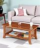 Ikiriya Blairs Sheesham Wood Accent Rectangle Coffee Table / Center Table / Sofa Table in Pine Finish (Lgo)