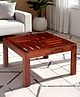 Ikiriya Sydney Sheesham Wood Contemporary Square Coffee Table / Center Table / Sofa Table in Honey Finish