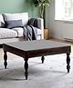 Ikiriya Sydney Sheesham Wood Contemporary Square Coffee Table / Center Table / Sofa Table in Dark Mahagony Finish