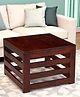 Ikiriya Kingsville Sheesham Wood Contemporary Square Coffee Table / Center Table / Sofa Table in Honey Finish