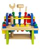 NEGOCIO Wooden Tool Workbench, Children's Tool Box Multifunctional Role-play Toy for Kids- Pack of 1- Color May Vary