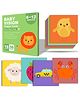 BitFeex Baby Vision Cards 612 Months  18 Sheets, 36 Pages Color Visual Stimulation Cards for Infants | Early Learning & Brain Development Flash Cards