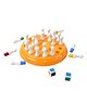 Enorme Plastic Brain Development Memory Chess with Dice & Colorful Pegs Educational Funny Block Board Game Set for Kids (17 cm)