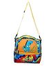 Ji and Ja Multi Compartment Dual Slot Lunch Bag Double Insulated Tiffin Lunch Bag with Multi Zipper Pockets for School (dino)