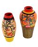 AAKRITI ART CREATIONS Heard of Deers Terracotta Vase Set of 2