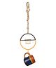 AAKRITI ART CREATIONS Terracotta Blue Cup Hanging Bird Feeder