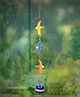 AAKRITI ART CREATIONS Windchime Wooden 3 Flying Birds