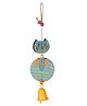 AAKRITI ART CREATIONS Hello Kitty Wind Chime in Azure
