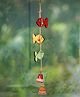 AAKRITI ART CREATIONS Windchime 3 Fish 2 Metal Bells