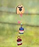 AAKRITI ART CREATIONS Tintin Dog Windchime with Two Metal Bells