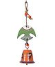 AAKRITI ART CREATIONS Hand Painted  Fish And Bell Windchime (3x2.5x9)