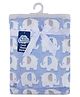 Big Softies Coral Fleece Baby Blanket-Blue|Design-Elephant|Super Soft|