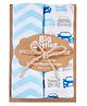 Big Softies PRE-WASHED Muslin Wraps for Babies|100% Cotton|For Swaddle|Super Soft, Absorbent & Breathable|Reusable & Durable|Light Weight|For Boys 0-12  Months|Pack of 2-Car