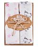 Big Softies PRE-WASHED Muslin Wraps for Babies|100% Cotton|For Swaddle|Super Soft, Absorbent & Breathable|Reusable & Durable|Light Weight|For Girls 0-12 Months|Pack of 2-Unicorn