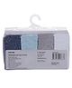 Big Softies 4 Pack Terry Towelling Face Washers-Boys|Hand Towel|Baby Napkins|Baby's Hygiene|Multi-Colour Pack|Soft & Absorbent|Easily Portable|Size-24x24 cm