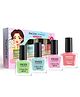 Faces Canada Ultime Pro Splash Mini Combo - Pastel Paradise | Quick Drying | Glossy Finish Pack of  4  - 20 ml