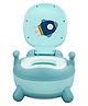 Baby Potty Chair with Handle Rocket Theme  Removable Potty Bowl  for Easy Cleaning-Comfortable Seat-Sturdy Durable Material- Anti-slip Base -Sky Blue