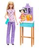 Barbie Pediatrician Dolls & Playset Purple - Height 30 cm