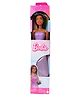 Barbie Royal Fashion Doll with Brown Hair Removable Skirt & Accessories Butterfly Theme Purple - Length 30 cm