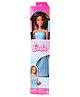 Barbie Royal Fashion Doll with Brown Hair Removable Skirt & Accessories Butterfly Theme Blue - Length 30 cm
