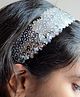 Pretty Ponytails Sequin Embellished Headband - Silver