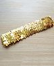 Pretty Ponytails Sequin Embellished Headband -  Golden