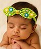 CHOKO Navratri Theme Bow Applique Detailed Mirror Work & Beads Embellished Headband - Green Blue & Yellow