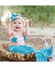 Bembika Mermaid Theme Photography Costume Mermaid Plum - Sky Blue