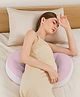 Bembika Pregnancy Pillow Adjustable Pregnancy Pillow with Memory Foam - Solid Pink