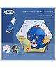 Puchku Baby Dinosaur Printed UV Protected Auto Open & Close Umbrella - Blue