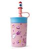 ONE & ONLY Pink Stainless Steel Straw Mug Tumbler  350ml