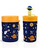 ONE & ONLY Blue Food Jar & Tumbler  480ml & 350ml