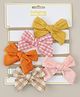 Babyhug Headband with Bow  Applique Pack of 5 - Multicolor