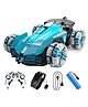 AKN TOYS New Dual Controlled R/c Stunt Drift Car With Light Music and Spray, Watch Remote Control Car for Children, Gesture R/c Car- Pack of 1 - ( Color and Design May Vary )