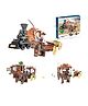Azhari 3in1 Train Horse Carriage Building Kit 212 PCS Interactive Gifts Creator Sets for Kids Color May Vary