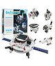 AKN TOYS Solar Robot Toys 6-in-1 Science Robot Kit, Learning Science Building Experiment Kit Building Toys Powered by Solar and Battery - Pack of 1 - ( Color May Vary )
