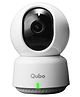 Qubo Smart 360° 3MP [2K] Wi-Fi Security Camera [Model 2.0] | Indoor CCTV Cam for Home (White)