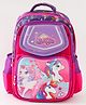 Babyhug Unicorn Kids School Backpack 22L - Pink| Lightweight Polyester-Nylon Bag | 2 Compartments, 1 Pouch & 2 Bottle Pouches| Water Resistant| Adjustable & Padded Shoulder Strap - Height 16 Inches