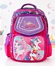 Babyhug 16 Inches Unicorn Kids School Backpack 22L - Pink| Lightweight Polyester-Nylon Bag | 2 Compartments, 1 Pouch & 2 Bottle Pouches| Water Resistant| Adjustable & Padded Shoulder Strap