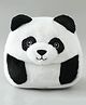 Panda Plush School Backpack 6L - White Black| Adjustable & Padded Shoulder Strap| School Bag for Kinder Garden Boys & Girls - Height 11.5 Inches